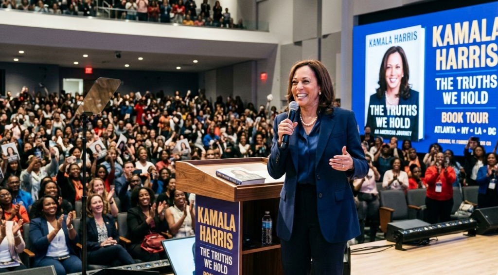 kamala harris book tour