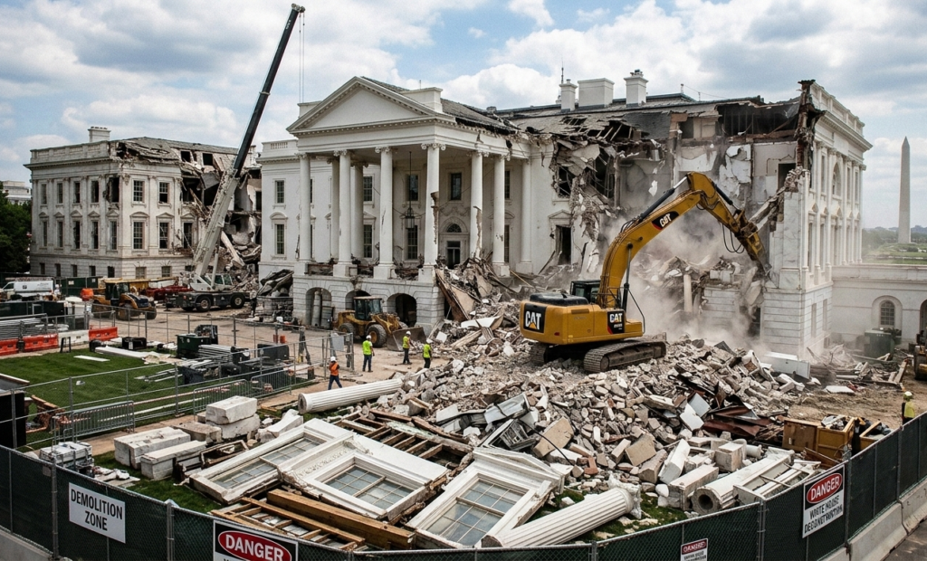 white house demolition