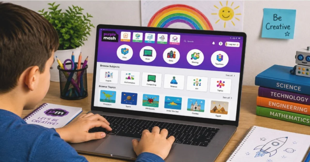 purple mash app