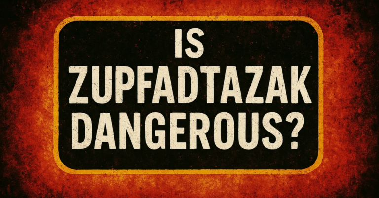 Is Zupfadtazak Dangerous? Understanding the Truth About Zupfadtazak is zupfadtazak dangerous