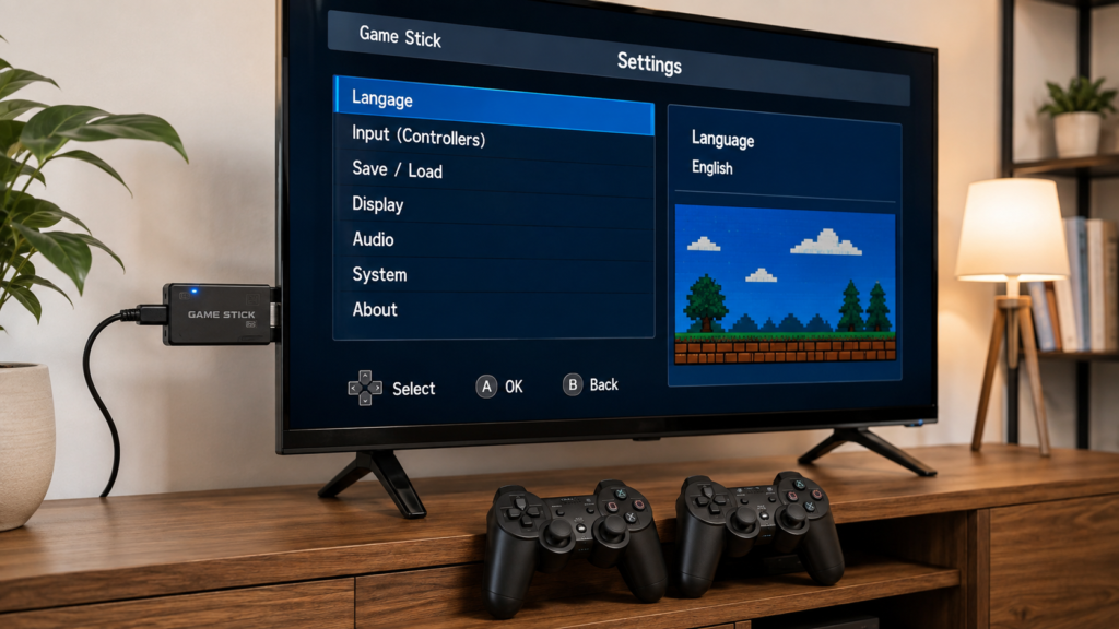 manual settings hssgamestick